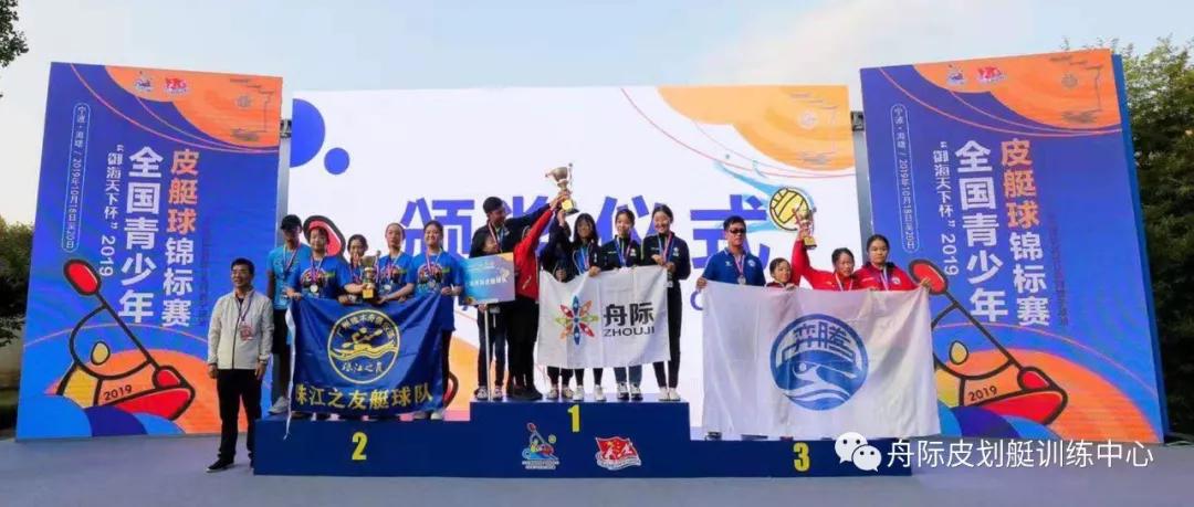 舟际队获得2019全国青少年皮艇球锦标赛冠军