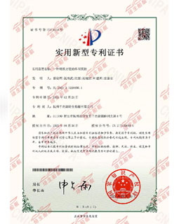 2021年获得一种切换方便的单双桨栓实用新型专利证书