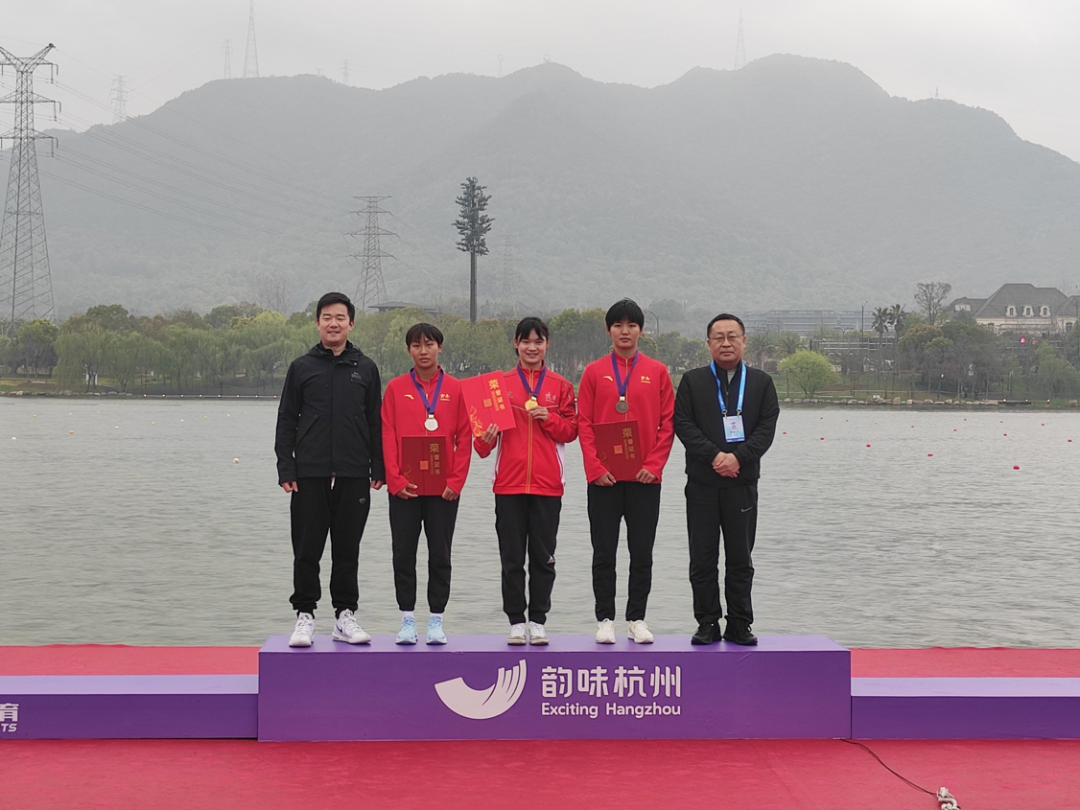陕西省皮划艇小将在2023年静水春季冠军赛夺冠
